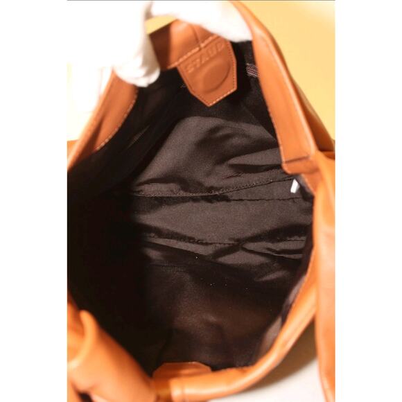 Staud Island Knotted Womens Supple Tan Leather Hobo Satchel Shoulder Bag - Picture 15 of 16